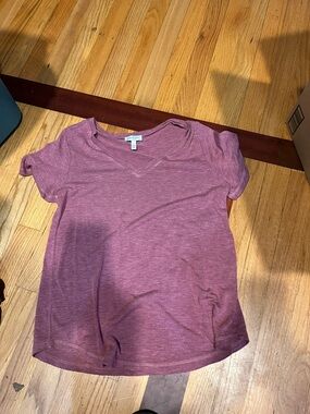 Jessica Simpson Mauve V-Neck Tee